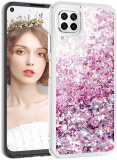 Huawei P40 Lite, kryt pouzdro plovoucí brokát SHINING GLITTER