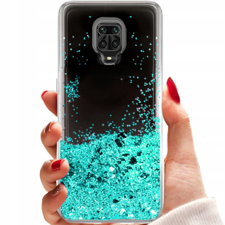 Xiaomi Redmi Note 9s, kryt pouzdro plovoucí brokát SHINING GLITTER