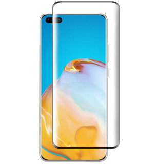 Huawei P40 Pro, zakřivené ochranné sklo 5D Full Glue na celý displej