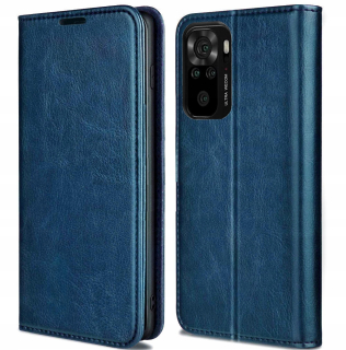 Xiaomi Redmi Note 10s, magnetické pouzdro, obal, kryt SKIN, 100% kůže