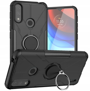 Motorola Moto E7 Power, obal pouzdro na mobil kryt obrněný Holder 3w1 ring